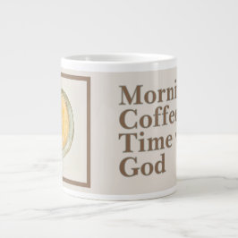 Coffee Mug: Morning Coffee Time with God Grote Koffiekop
