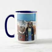Coffee Mug of Marmots (American Gothic) Mok (Links)