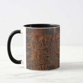 Coffee Mug Rustic Metal Texture Industrial Vintage Mok