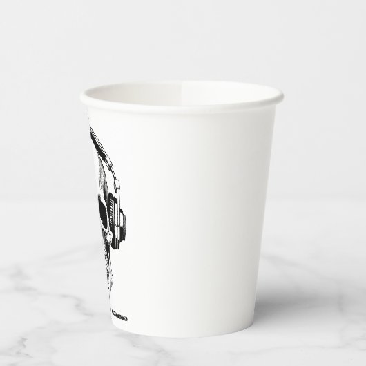 Coffee Mug Scull Papieren Bekers (Links)