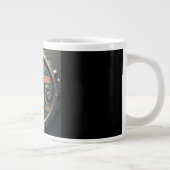 Coffee Mug with a Humorous Digital Design Grote Koffiekop (Rechts)