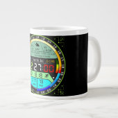 Coffee Mug with a Humorous Digital Design Grote Koffiekop (Voorkant rechts)