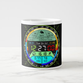 Coffee Mug with a Humorous Digital Design Grote Koffiekop