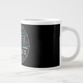 Coffee Mug with a Humorous Digital Design Grote Koffiekop (Rechts)