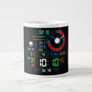 Coffee Mug with a Humorous Digital Design Grote Koffiekop