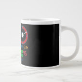 Coffee Mug with a Humorous Digital Design Grote Koffiekop (Rechts)