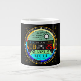 Coffee Mug with a Humorous Digital Design Grote Koffiekop