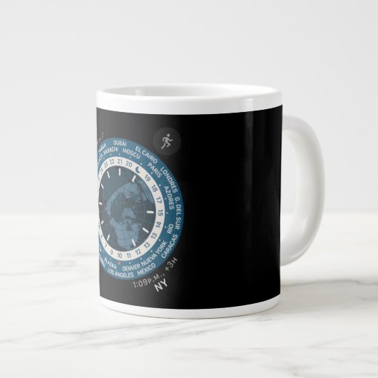 Coffee Mug with a Humorous Digital Design Grote Koffiekop (Voorkant rechts)