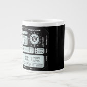 Coffee Mug with a Humorous Digital Design Grote Koffiekop (Voorkant rechts)