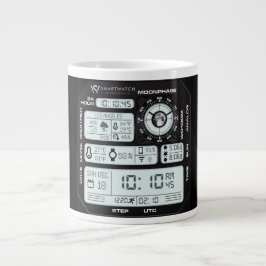 Coffee Mug with a Humorous Digital Design Grote Koffiekop