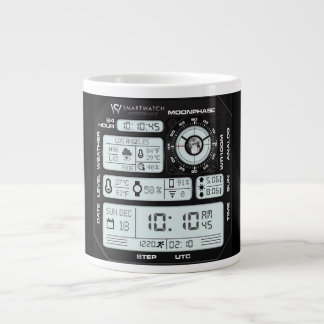 Coffee Mug with a Humorous Digital Design Grote Koffiekop