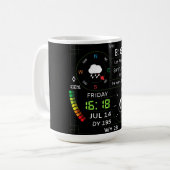 Coffee Mug with a Humorous Digital Design Koffiemok (Voorkant links)