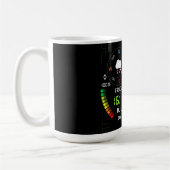 Coffee Mug with a Humorous Digital Design Koffiemok (Links)