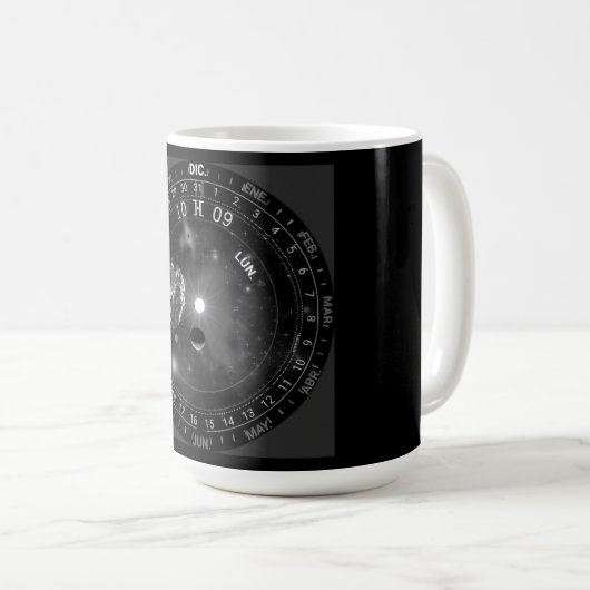 Coffee Mug with a Humorous Digital Design Koffiemok (Voorkant rechts)