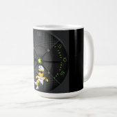 Coffee Mug with a Humorous Digital Design Koffiemok (Voorkant rechts)