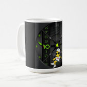 Coffee Mug with a Humorous Digital Design Koffiemok (Voorkant links)