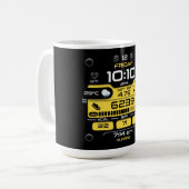 Coffee Mug with a Humorous Digital Design Koffiemok (Voorkant links)