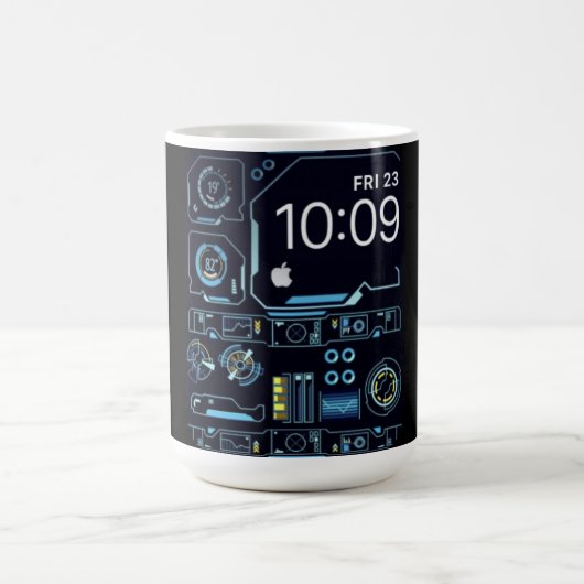 Coffee Mug with a Humorous Digital Design Koffiemok (Center)