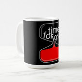 Coffee Mug with a Humorous Digital Design Koffiemok (Voorkant links)