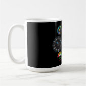 Coffee Mug with a Humorous Digital Design Koffiemok (Links)