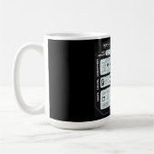 Coffee Mug with a Humorous Digital Design Koffiemok (Links)