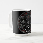 Coffee Mug with a Humorous Digital Design Koffiemok (Voorkant links)