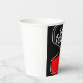 Coffee Mug with a Humorous Digital Design Papieren Bekers (Rechts)