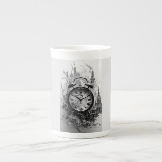 Coffee Mug with a Humorous Digital Design Porselein Kop (Voorkant)