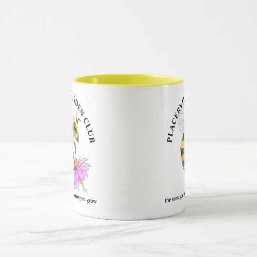Coffee Mug with Bee design Mok (Midden)