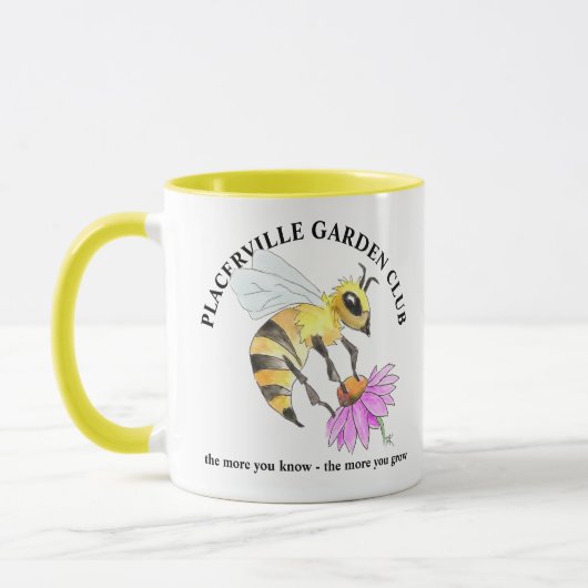 Coffee Mug with Bee design Mok (Links)