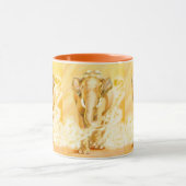 Coffee Mug with elephants, dierentuin Mok (Midden)