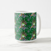coffee mug with festive axolotl koffiemok (Voorkant rechts)