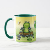 Coffee Mug with frogs design Mok (Links)