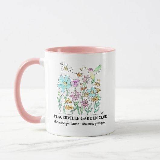 Coffee Mug with Garden design Mok (Links)