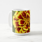Coffee Mug With Picture Of Marigold On It Koffiemok (Voorkant links)