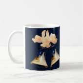 Coffee Mugs Blue met Kerstmis Koffiemok (Links)