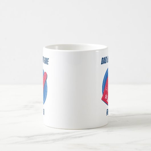 Coffee Mugs for  dad number one Koffiemok (Center)