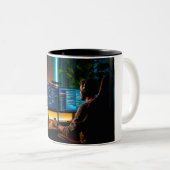 Coffee mugs for programmers. tweekleurige koffiemok (Voorkant rechts)