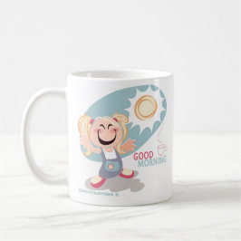 Coffee Mugs - Good Morning Whimsical Kitchenware Koffiemok
