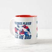  Coffee Mugs happy day dad Tweekleurige Koffiemok (Voorkant links)
