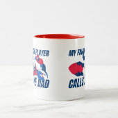  Coffee Mugs happy day dad Tweekleurige Koffiemok (Center)