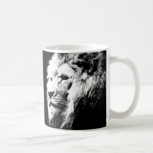 Coffee Mugs Lion Face King Sjabloon Animals Koffiemok