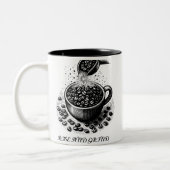 coffee mugs tweekleurige koffiemok (Links)