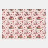 Coffee mugs with hearts inpakpapier vel (Voorkant 3)