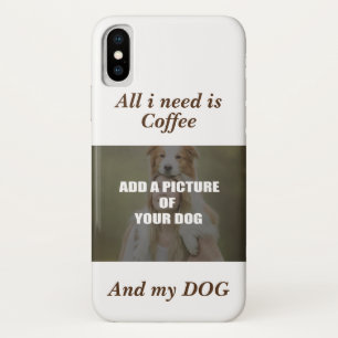 Coffee & my Dog Throw Pillow Case-Mate iPhone Case