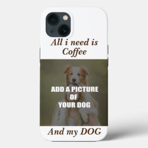 Coffee & my Dog Throw Pillow Case-Mate iPhone Case