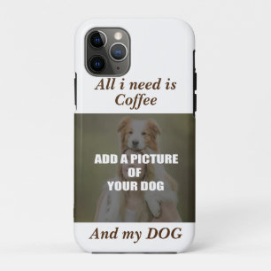 Coffee & my Dog Throw Pillow Case-Mate iPhone Case