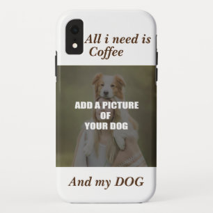 Coffee & my Dog Throw Pillow Case-Mate iPhone Case