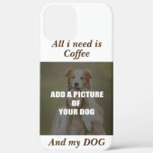 Coffee & my Dog Throw Pillow Case-Mate iPhone Case (Achterkant)