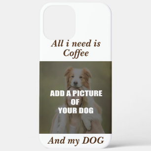 Coffee & my Dog Throw Pillow Case-Mate iPhone Case